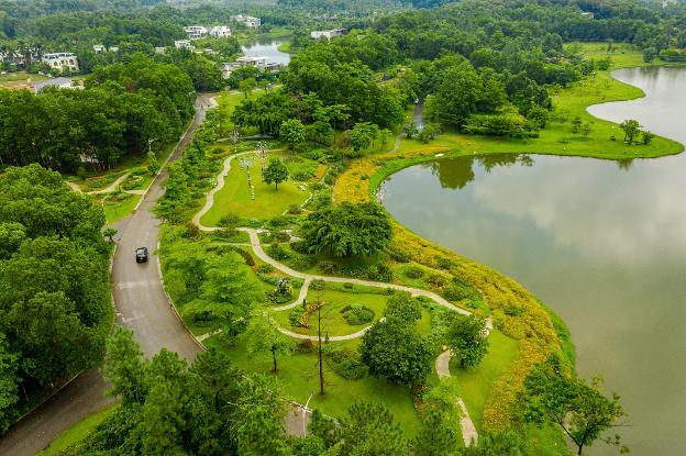 Quần thể nghỉ dưỡng đậm tính nghệ thuật gần Hà Nội