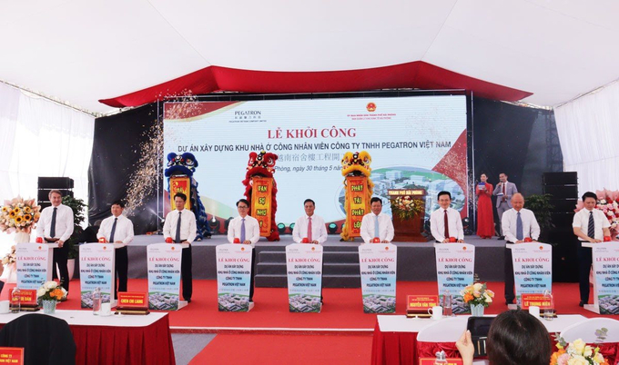 Hải Phòng khởi công Khu nhà ở cho 10.000 công nhân viên