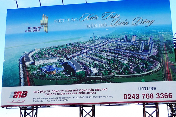 Phú Yên thu hồi dự án khu đô thị Vườn Phượng Hoàng của IRBLand