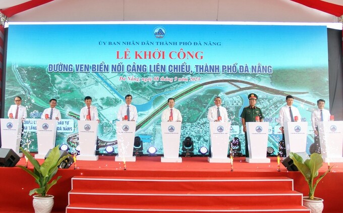 Đà Nẵng khởi công đường ven biển hơn 1.200 tỷ đồng nối cảng Liên Chiểu