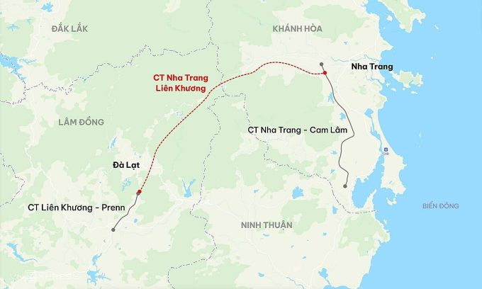 Đề xuất làm cao tốc nối Khánh Hòa với Lâm Đồng