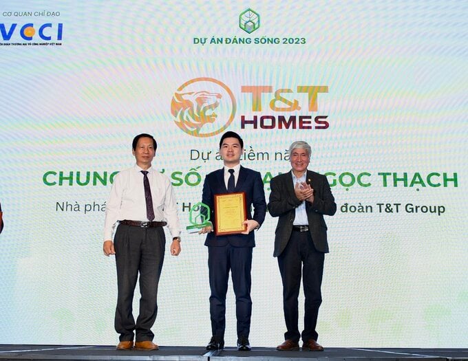 Dự án số 2 Phạm Ngọc Thạch của T&T Homes đạt giải Dự án đáng sống năm 2023