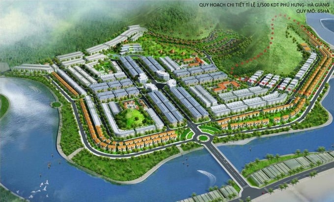 Hà Giang muốn làm Khu đô thị mới Phú Hưng gần 2.000 tỷ đồng
