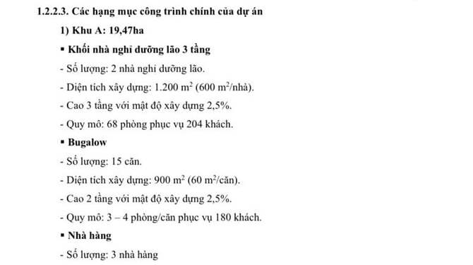 Dự án Edenia Resort Hồ Tràm dự kiến xây dựng trên đất khu bảo tồn thiên nhiên