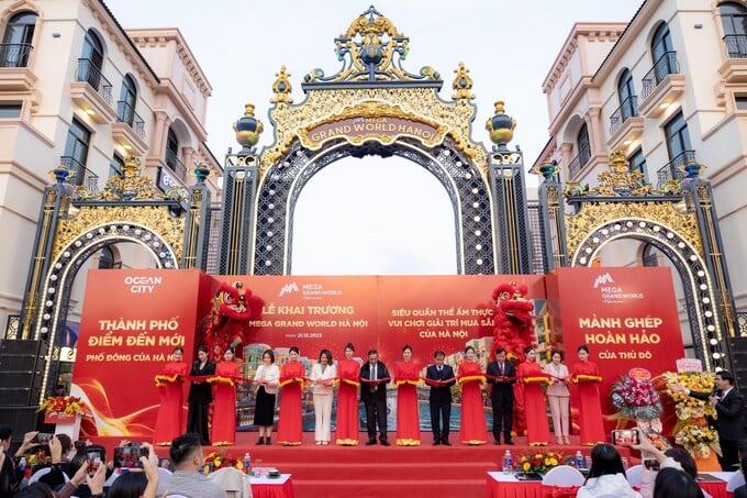 Khai trương siêu quần thể ẩm thực – Vui chơi giải trí – Mua sắm Mega Grand World Hà Nội