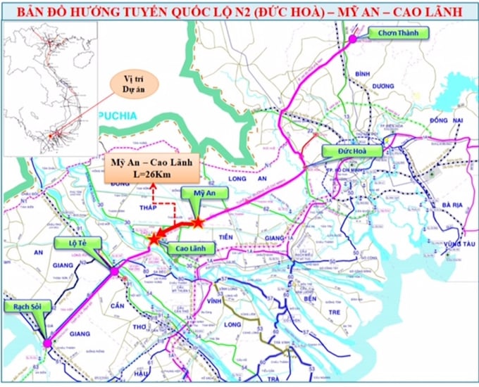 Phê duyệt Dự án cao tốc Mỹ An - Cao Lãnh giai đoạn 1