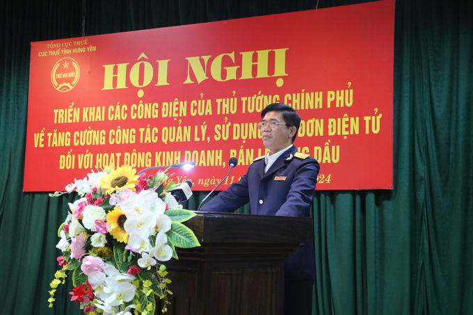 Cục Thuế Hưng Yên: Chưa đến 30% cửa hàng xăng dầu phát hành hóa đơn điện tử