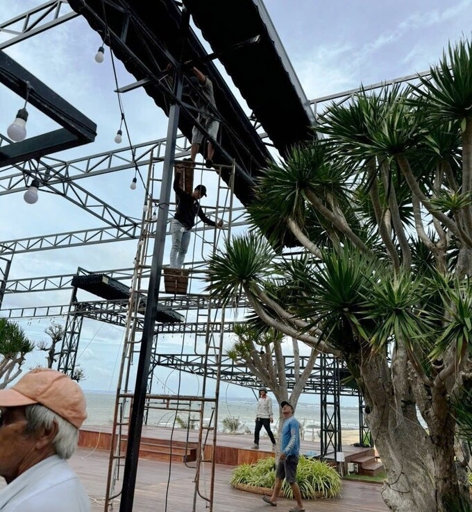 Bình Thuận - tháo dỡ công trình trái phép tại TP Phan Thiết
