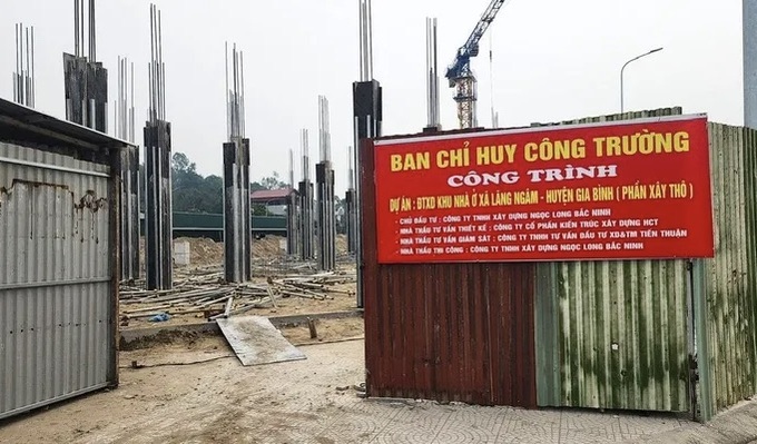 Nhiều sai phạm tại dự án Khu nhà ở xã Lãng Ngâm, huyện Gia Bình tỉnh Bắc Ninh